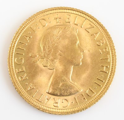 Lot 2217 - Great Britain, 1958 gold full sovereign,...