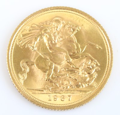 Lot 2185 - Great Britain, 1967 gold full sovereign,...