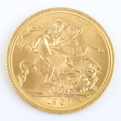 Lot 2184 - Great Britain, 1967 gold full sovereign,...