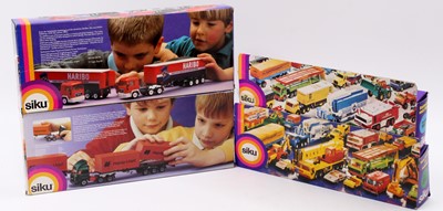 Lot 1547 - Siku boxed truck group of 4 comprising No....