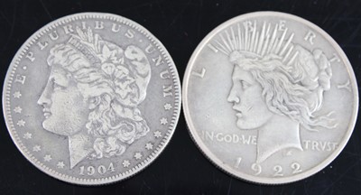 Lot 2172 - United States of America, 1904 silver Morgan...
