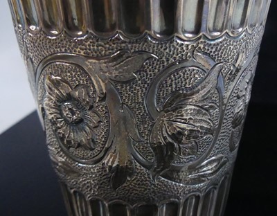 Lot 2094 - A Victorian silver chalice, of tapered form to...