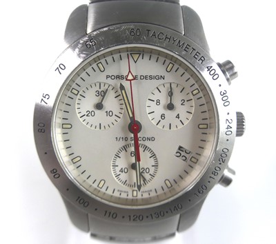 Lot 2691 - A gent's Porsche Design steel cased...