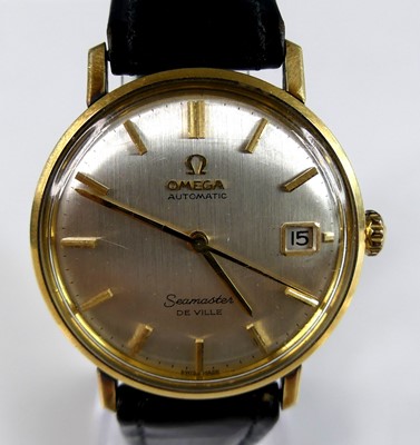 Lot 2656 - A gent's gold plated and steel Omega De Ville...