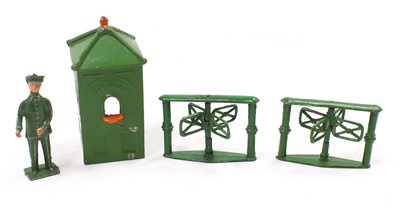 Lot 2036 - Barrett and Sons lead hollowcast Zoo Kiosk, 2...