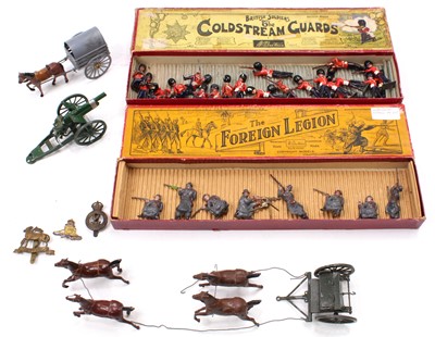 Lot 2016 - 2 Britains boxed model soldier sets comprising...