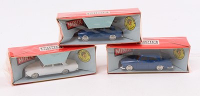 Lot 1532 - Triang Minix boxed group of 3 comprising a...