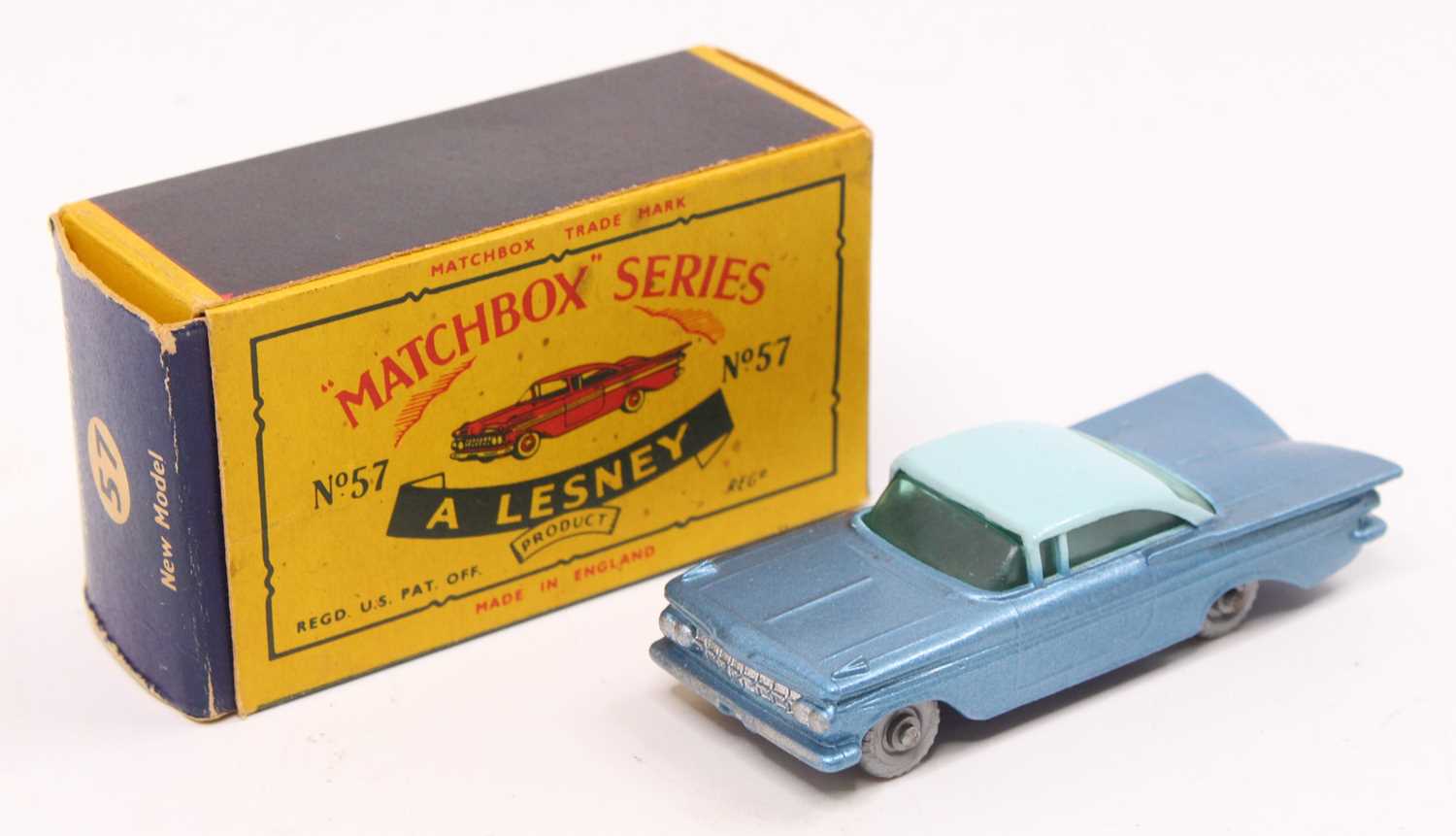 Lot 1438 - Matchbox Lesney No. 57 Chevrolet Impala,