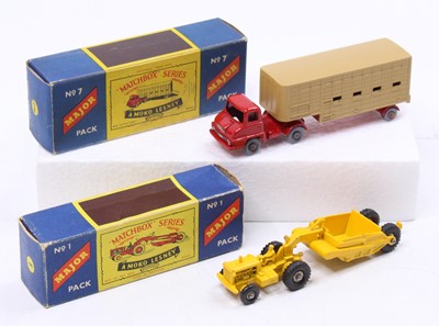 Lot 1451 - Matchbox Lesney Major Pack boxed model group...