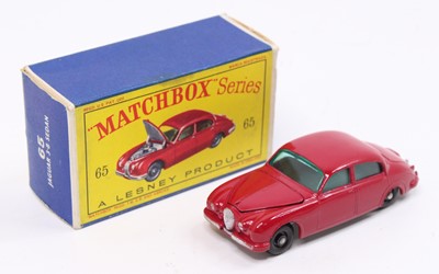 Lot 1449 - Matchbox Lesney No. 65 Jaguar 3.8 Sedan,...