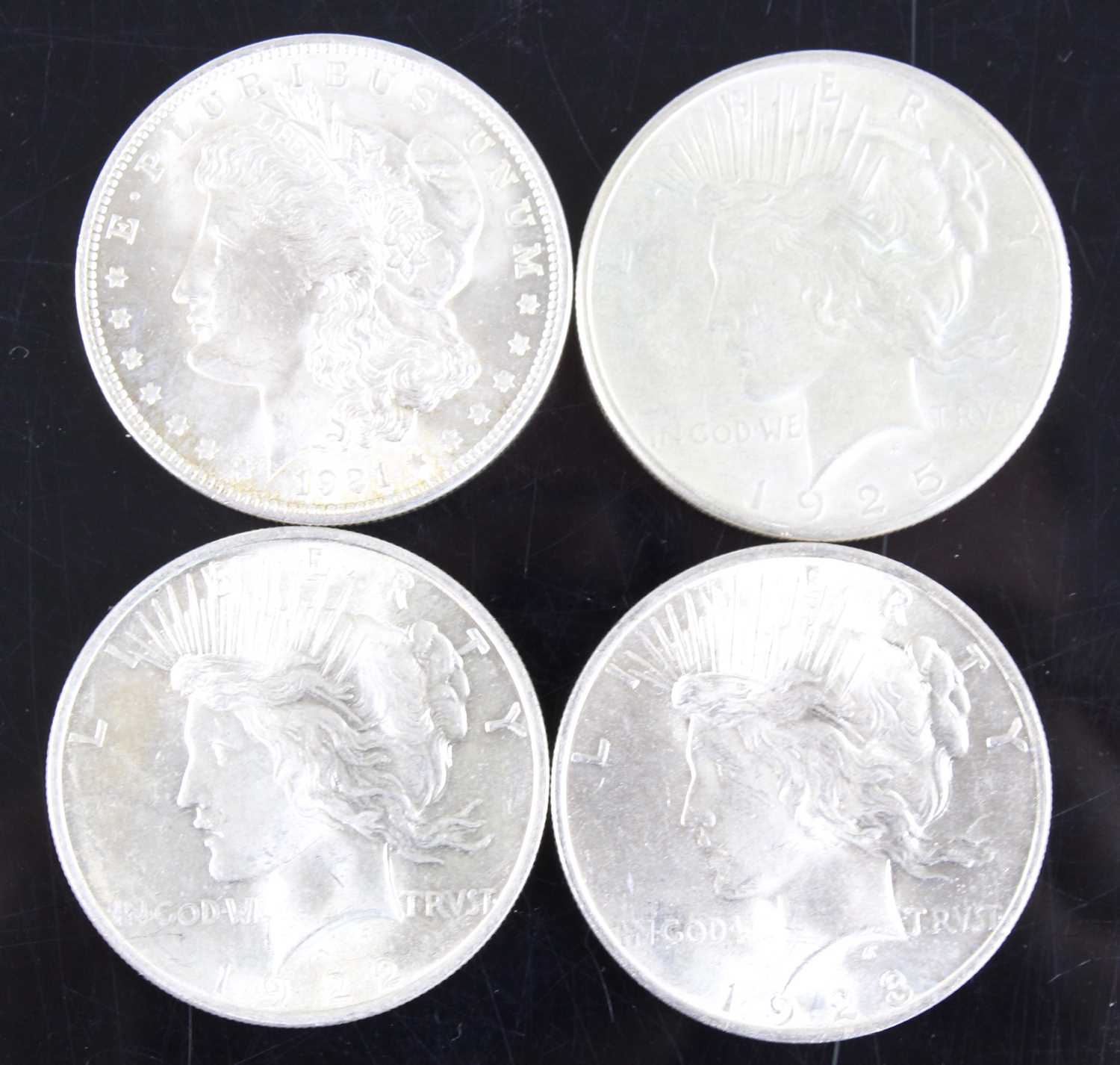 Lot 2175 - U.S.A., 1921 silver Morgan dollar, obv;...