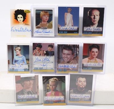 Lot 1656 - A collection of 11 Star Trek Ritten House...