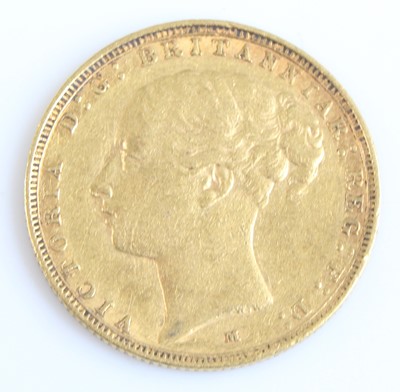 Lot 2195 - Great Britain, 1884 gold full sovereign,...