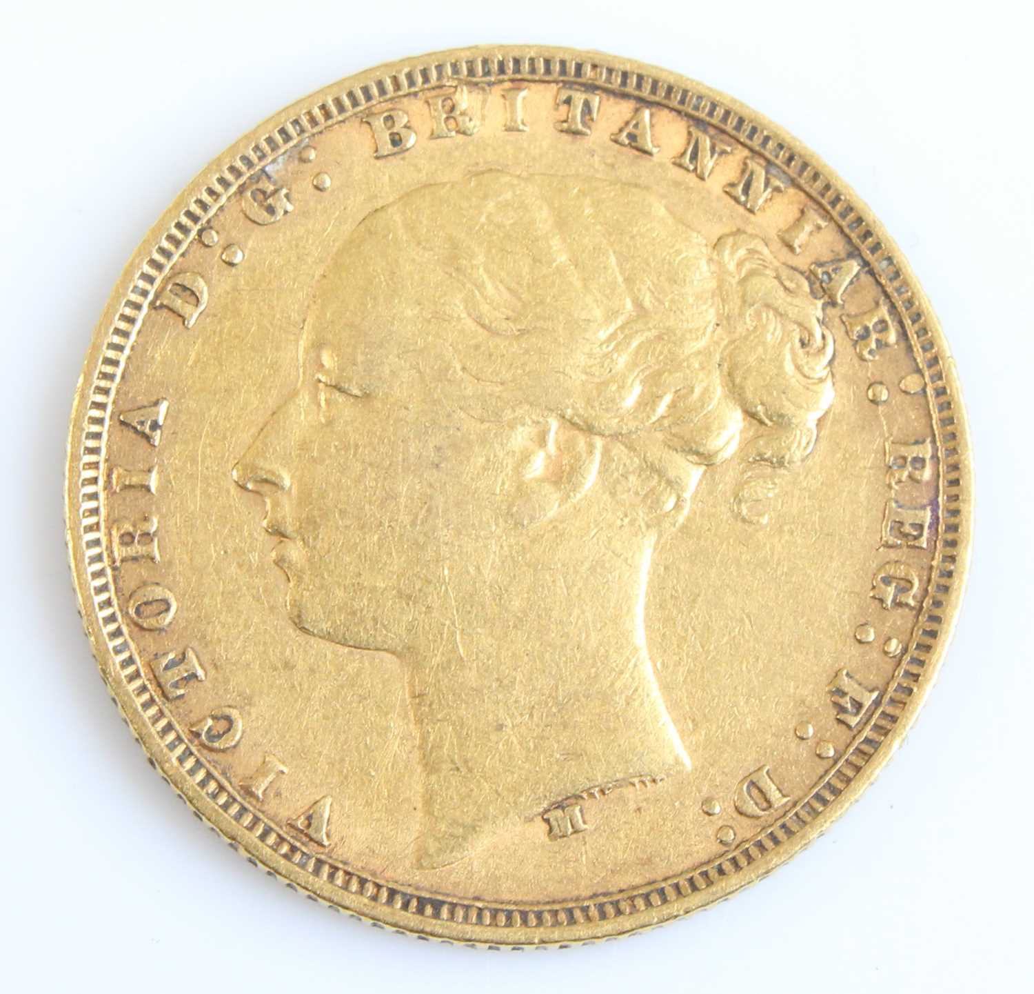 Lot 2192 - Great Britain, 1875 gold full sovereign,...