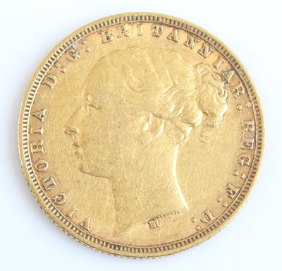 Lot 2192 - Great Britain, 1875 gold full sovereign,...