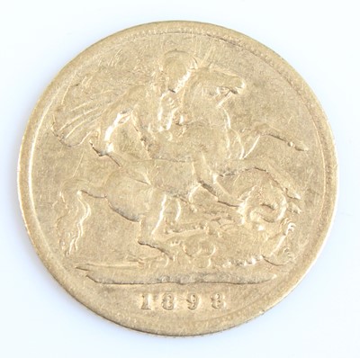 Lot 2016 - Great Britain, 1898 gold half sovereign,...