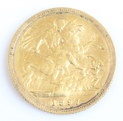 Lot 2022 - Great Britain, 1897 gold half sovereign,...