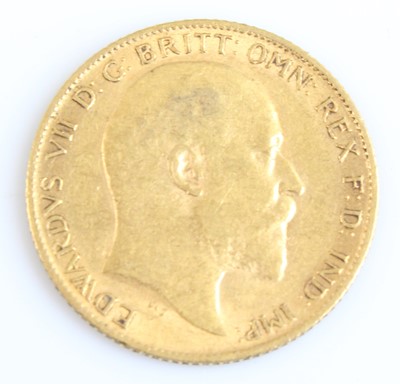 Lot 2059 - Great Britain, 1906 gold half sovereign,...