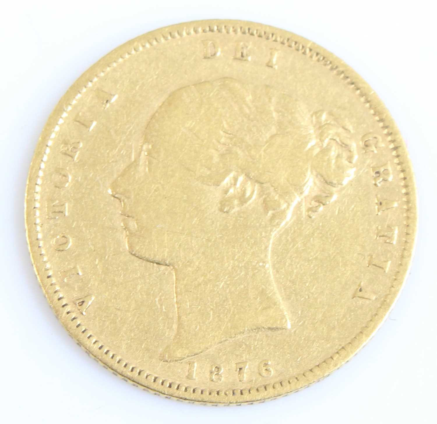 Lot 2062 - Great Britain, 1876 gold half sovereign,...