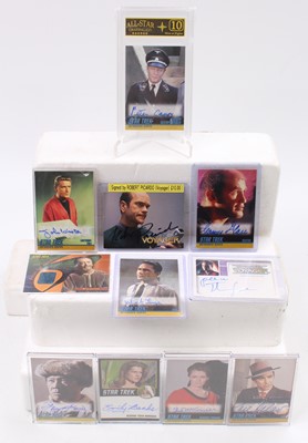 Lot 1698 - A collection of ten Star Trek-related...