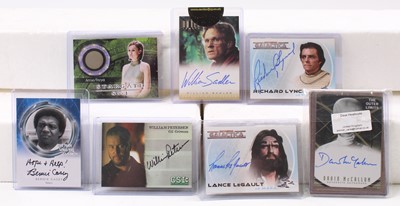 Lot 1720 - A collection of autograph and patch cards from...