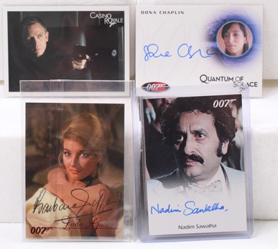 Lot 1721 - Collection of James Bond 007 Autograph Cards,...