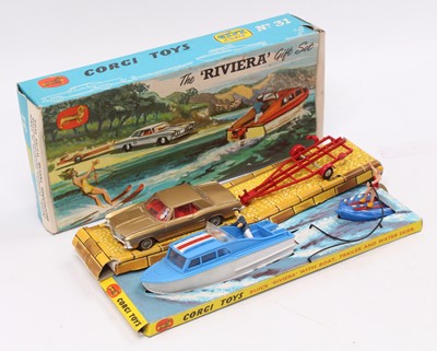 Lot 1267 - Corgi Toys Gift set No. 31 "Riviera set"...