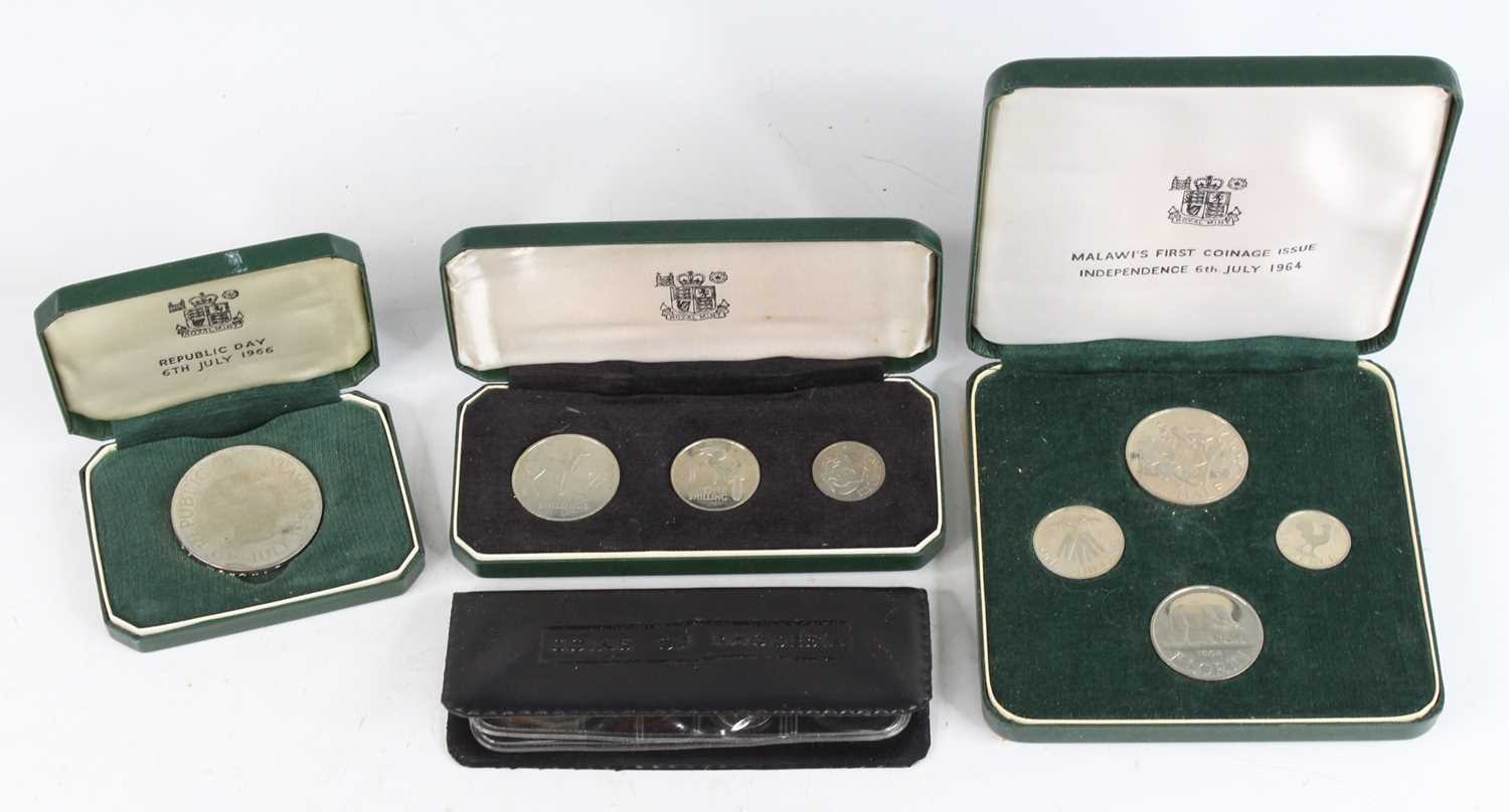 Lot 2155 - Africa, a collection of coins and banknotes to...