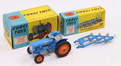 Lot 1307 - Corgi Toys boxed farming models, 2 examples...