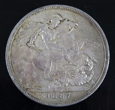 Lot 2113 - Great Britain, 1887 crown, Victoria jubilee...