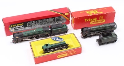 Lot 713 - A Hornby and Triang 00 gauge boxed locomotive...