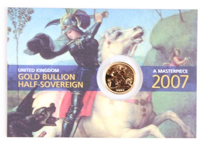 Lot 2182 - Great Britain, 2007 gold half sovereign,...