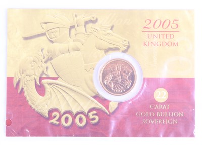 Lot 2098 - Great Britain, 2005 gold full sovereign,...