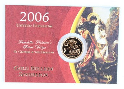 Lot 2077 - Great Britain, 2006 gold full sovereign,...