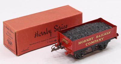 Lot 284 - 1936-40 Coal wagon ‘Hornby Railway Company’,...