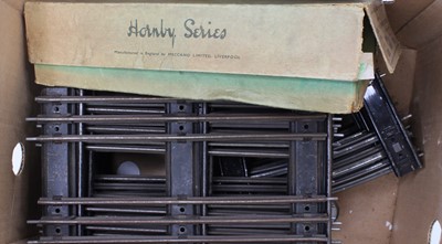 Lot 294 - Hornby 0-gauge pre-war electric double track:...