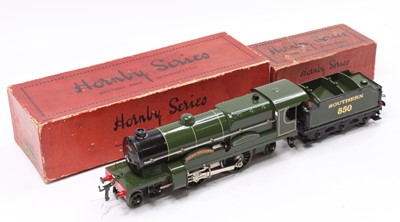 Lot 321 - 1933-6 Hornby 3C clockwork 4-4-2 loco & tender...