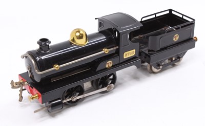 Lot 342 - 1920-3 Hornby No.1, 0-4-0 loco & tender,...