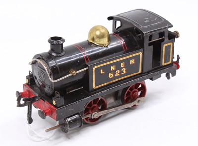 Lot 343 - 1927-8 Hornby No.1, 0-4-0 tank loco, clockwork,...