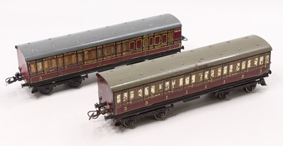 Lot 360 - Two 1935-41 No.2 passenger coaches, LMS. Both...