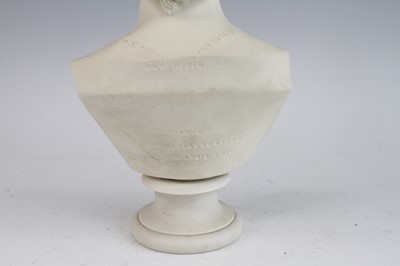 Lot 2043 - A Copeland parian bust of the May Queen, 19th...