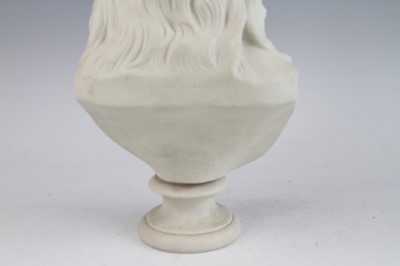 Lot 2044 - A Copeland parian bust of the Hop Queen, 19th...