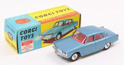 Lot 1243 - Corgi Toys No. 252 Rover 2000 comprising of a...