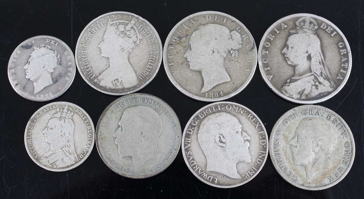 Lot 2166 - Great Britain, 1884 half crown, Victoria young...