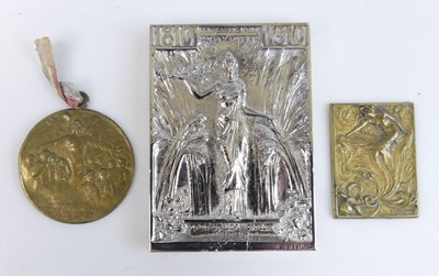 Lot 591 - René Lalique (1860-1945) - a silvered cast...