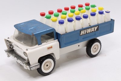 Lot 1802 - Triang Hi-Way Series Milk Bottle Lorry, with...