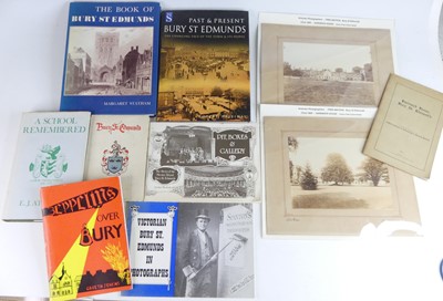 Lot 715 - Bury St Edmunds related books and ephemera,...