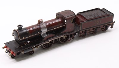 Lot 250 - Live steam 4-4-0, 0-gauge loco & tender,...