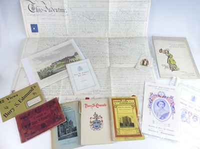 Lot 713 - A collection of Bury St Edmunds related...