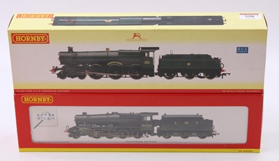 Lot 598 - Two Hornby locos & tenders: R2402 GWR 4-6-0...